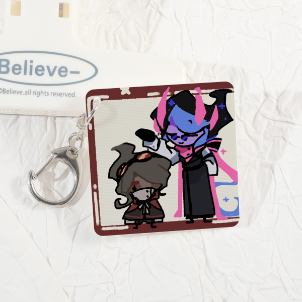 [Lenticular Acrylic Pendant] Fifth - Hiero patting Ash