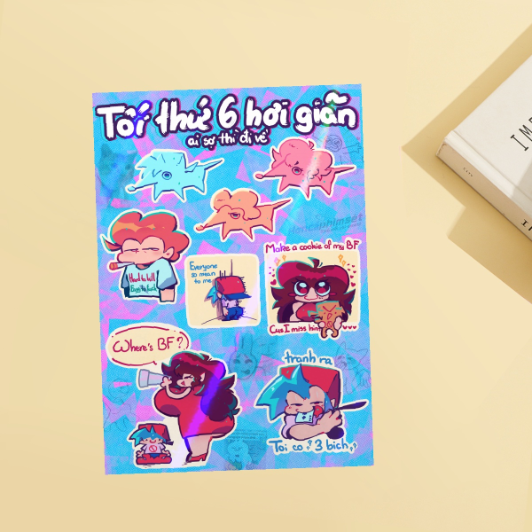 (FNF) Silly stickersheet