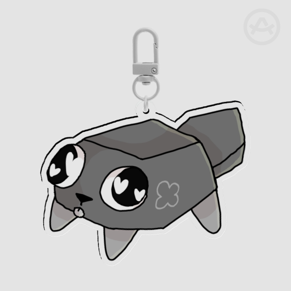 Pebble-Acrylic Keychains