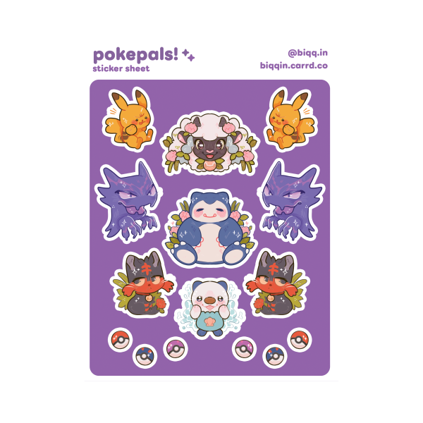 Pokepals Stickersheet