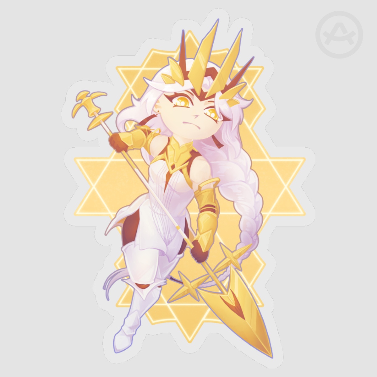Queen Chibi Sticker