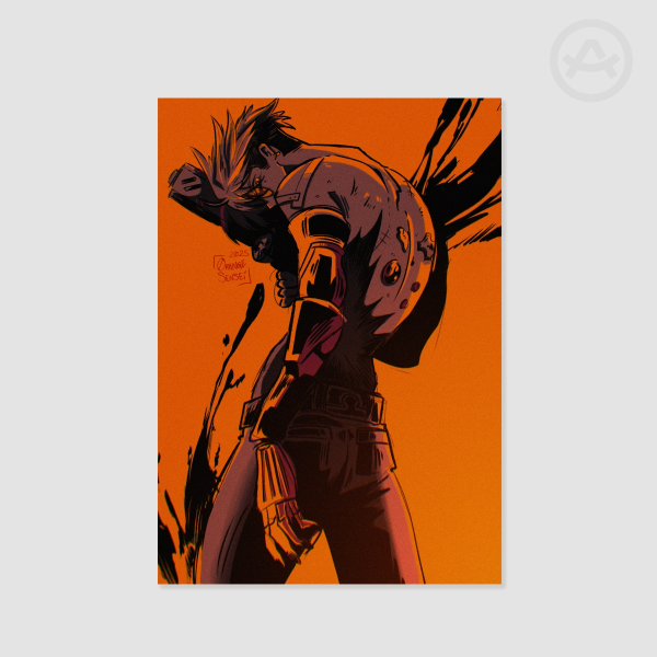 Ink Vash the Stampede Stargaze Print