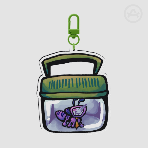 Glooby pet ant tenna keychain