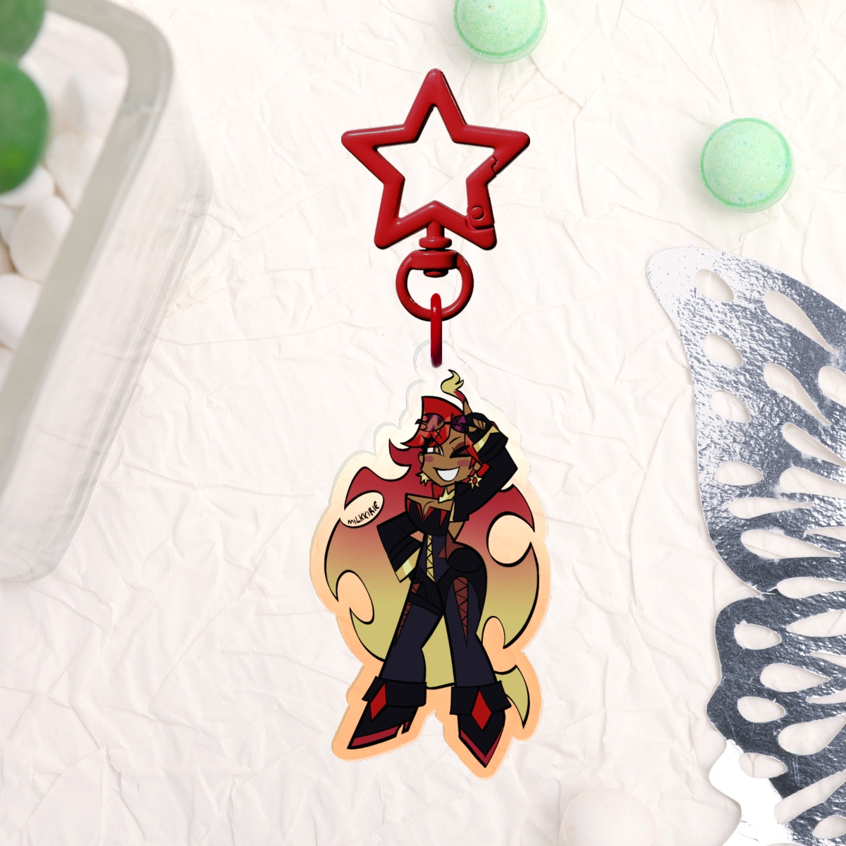 MAVUIKA ACRYLIC KEYCHAIN