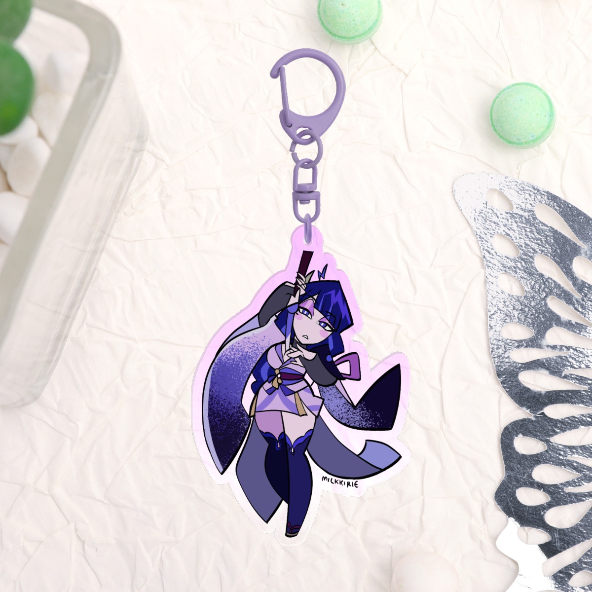 RAIDEN SHOGUN ACRYLIC KEYCHAIN