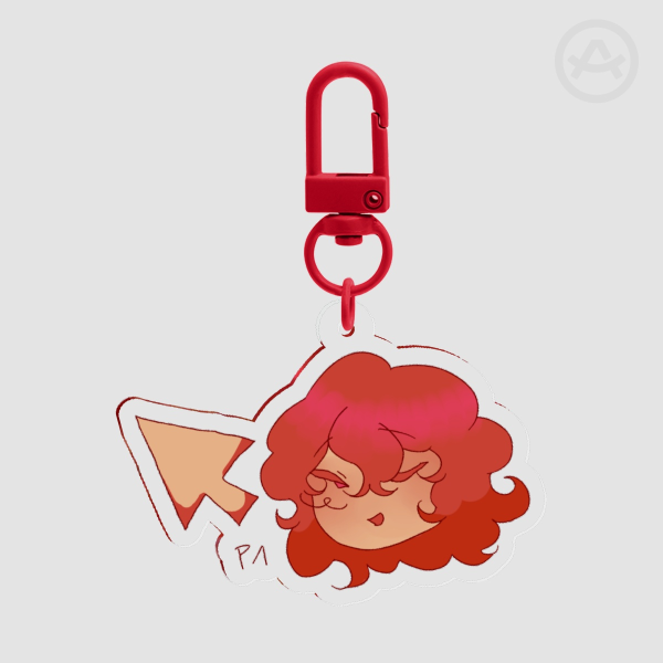PLAYER 1 Padparadscha Keychain