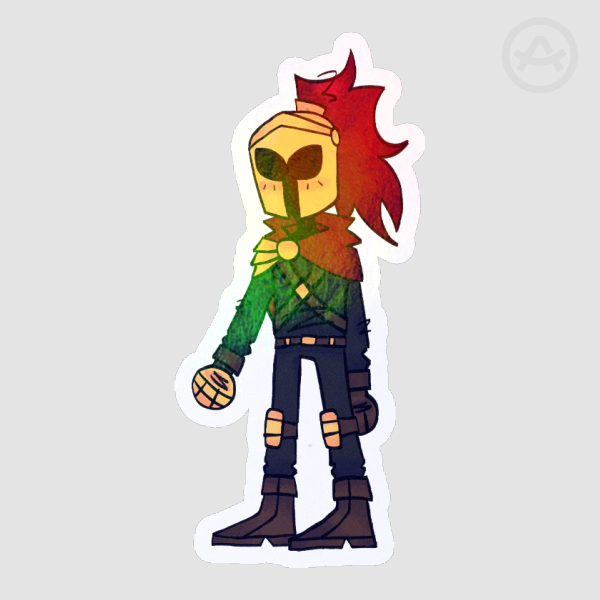 D3rlord3 Holographic Sticker