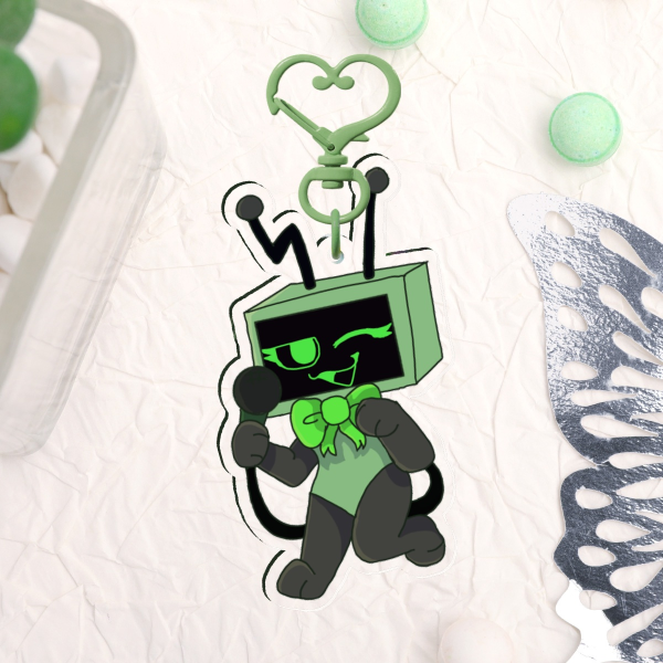 Vee-Acrylic Keychain