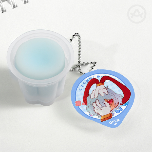 Squishy Homemade TomuPudding Keychains