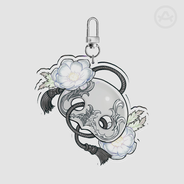 Sophist Mask Acrylic Keychain