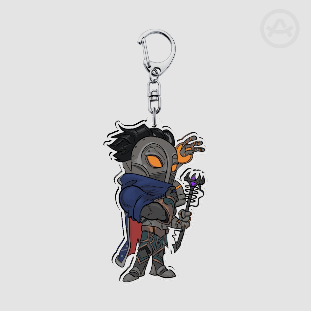 Viktor the Machine Herald - Clear acrylic keychain