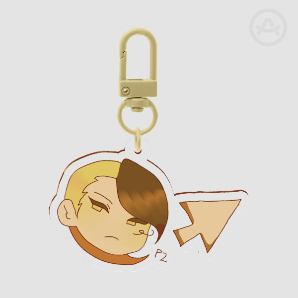 PLAYER 2 Rutile Keychain