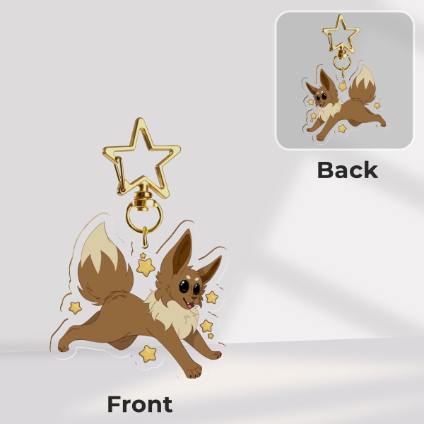 Eevee Pokemon Keychain