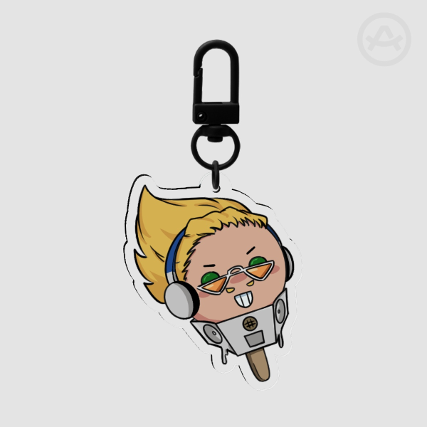 Popsicle Present Mic Acrylic Keychain