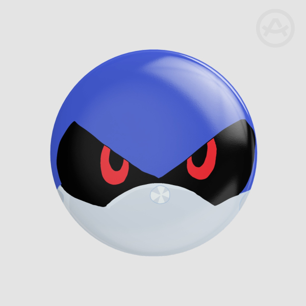Metal Sonic- Round Badge