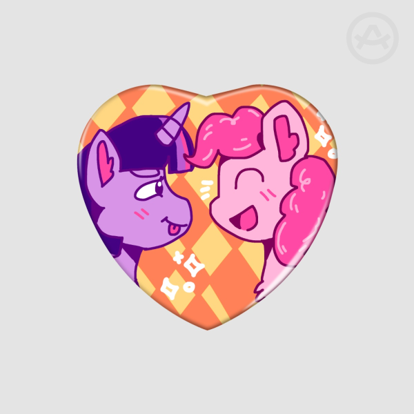TwiPie Holo Heart Pin