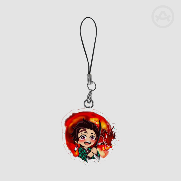 Tanjiro Demon slayer Glitter Acrylic Keychains