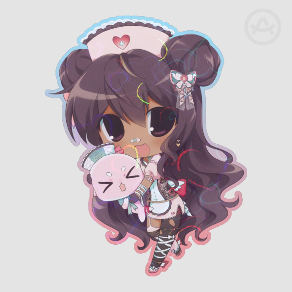 Nana and Sniffles sticker