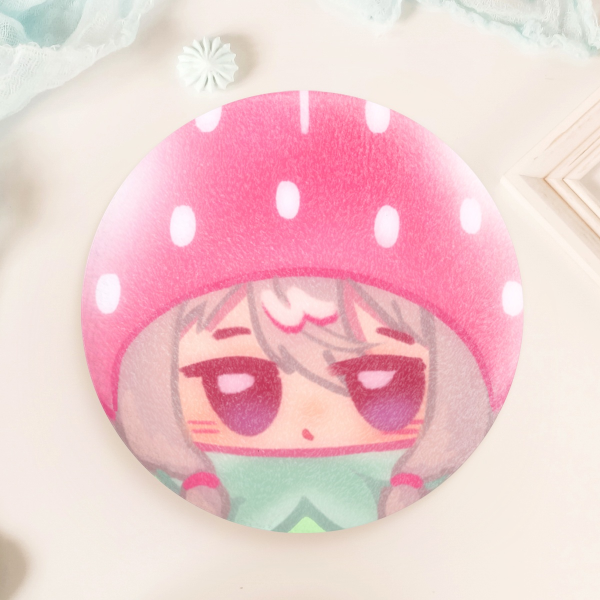Nene Strawberry Plush Badge