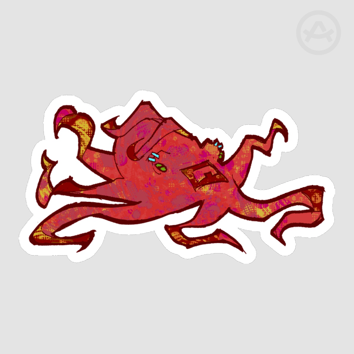 Animalklok Pickles Sticker