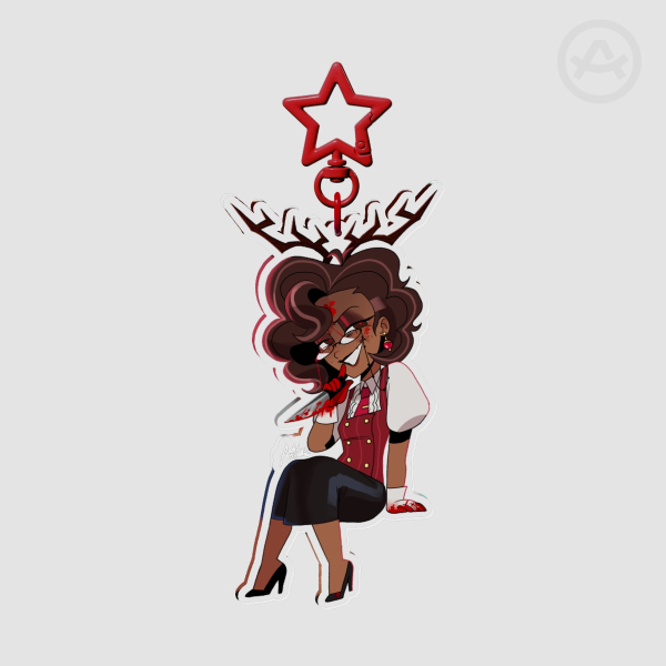 Headshot Alyssa Keychain (One sided edition)