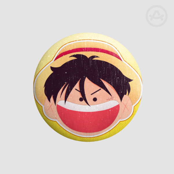 Luffy Round Pin