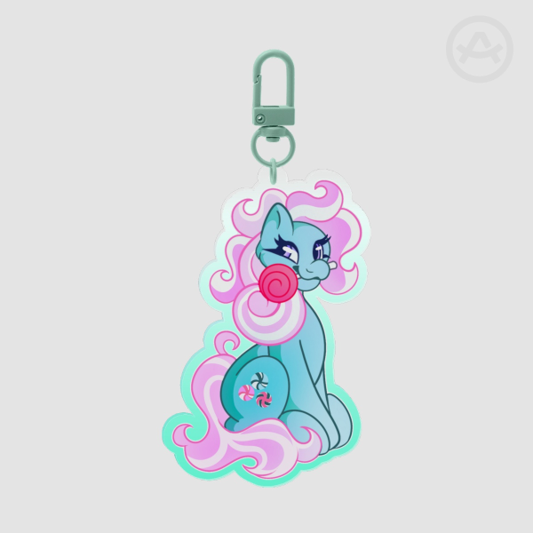 Minty Acrylic Keychains