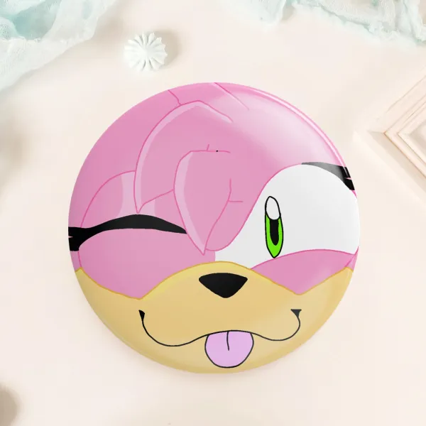 Amy Rose-Round Badge
