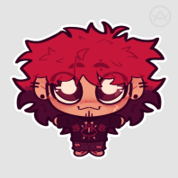 Little Rhys Die Cut Sticker