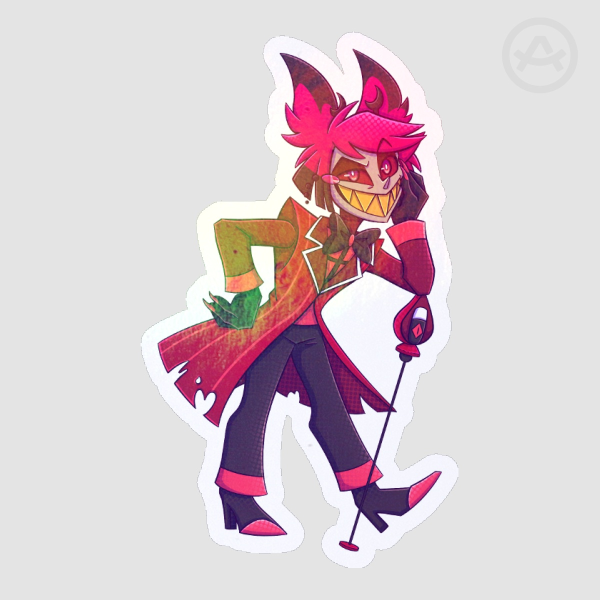 Alastor Sinner Holo Sticker