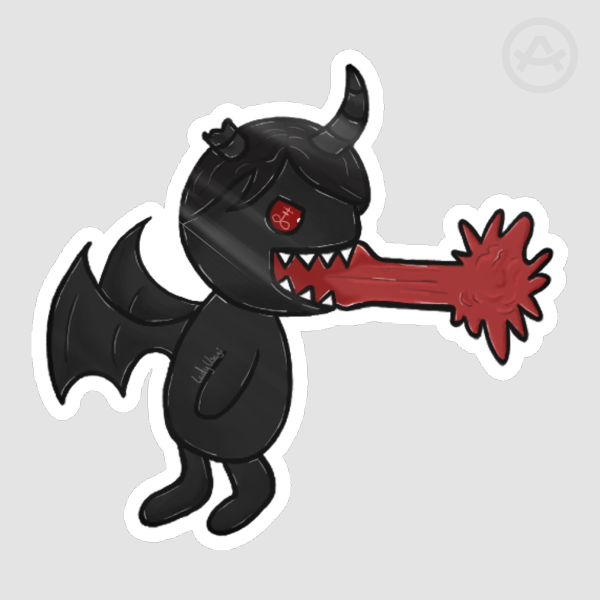 Azazel Die Cut Stickers