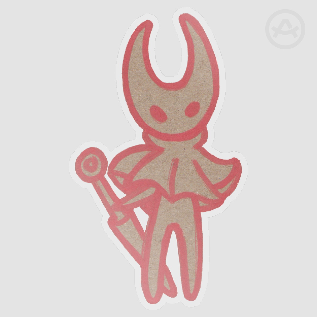 Carboard Hornet Vinyl Sticker