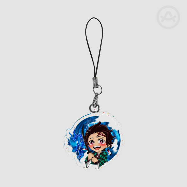 Tanjiro Demon slayer Glitter Acrylic Keychains