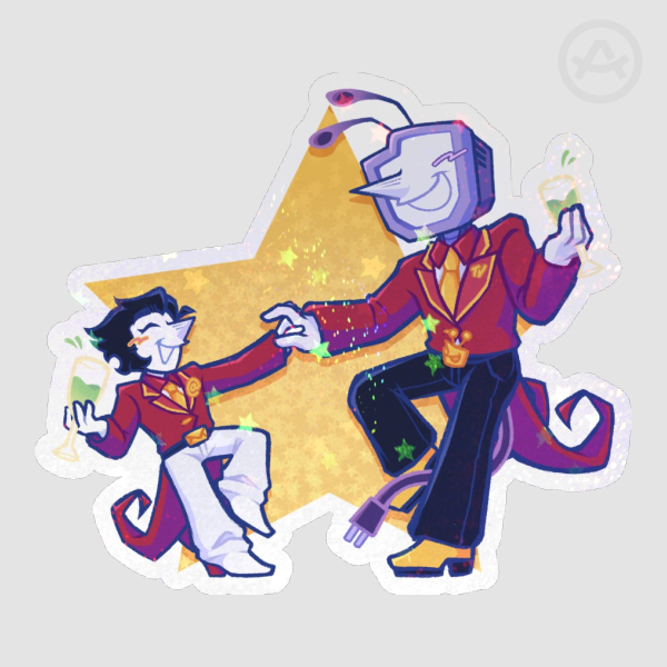 Jitterbug SpamTenna Sticker