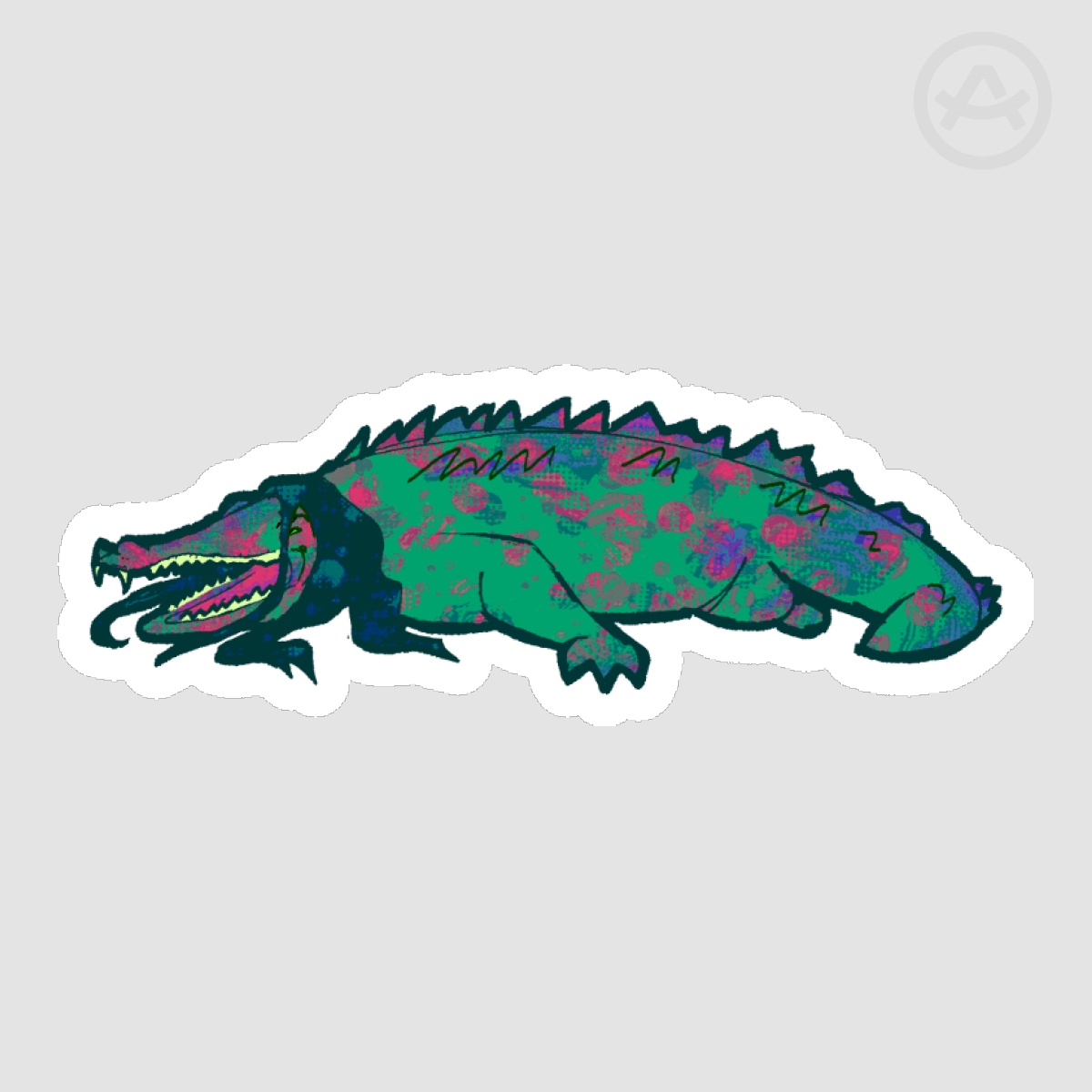 Animalklok Nathan Sticker