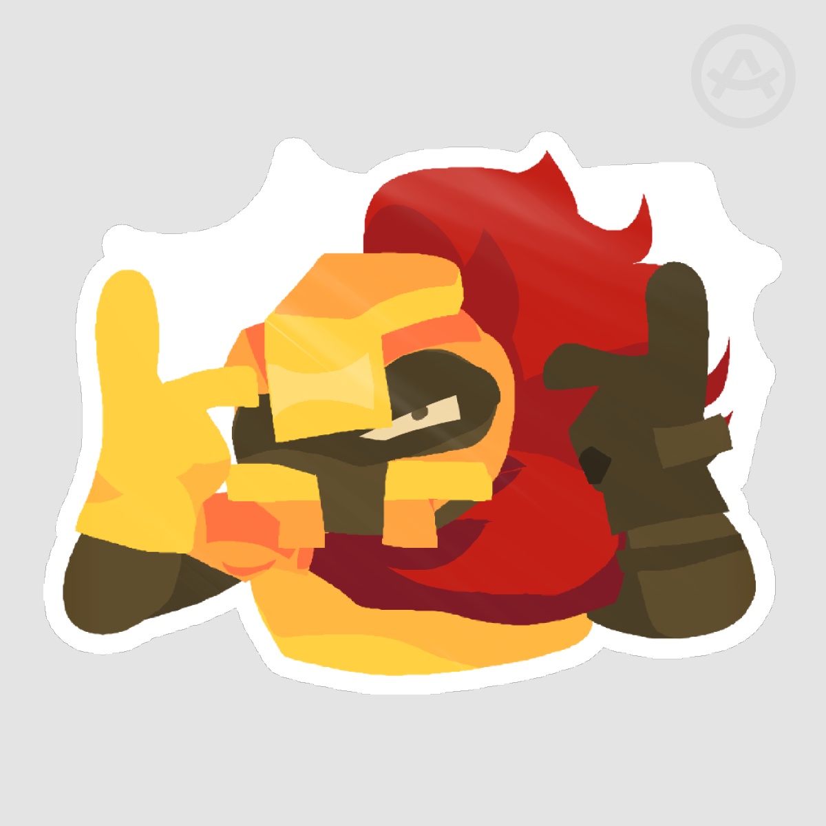 THINK KING THINK ||d3rlord3 sticker