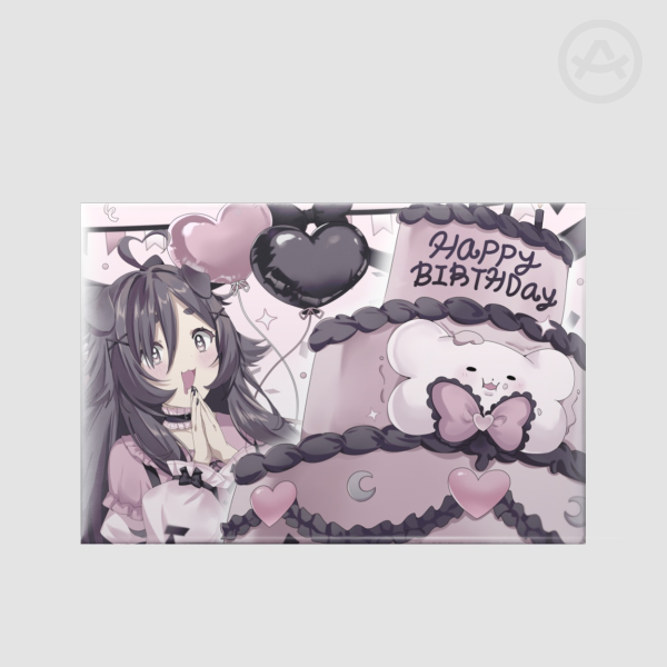 Tsukikoinu Birthday Rectangular Badge