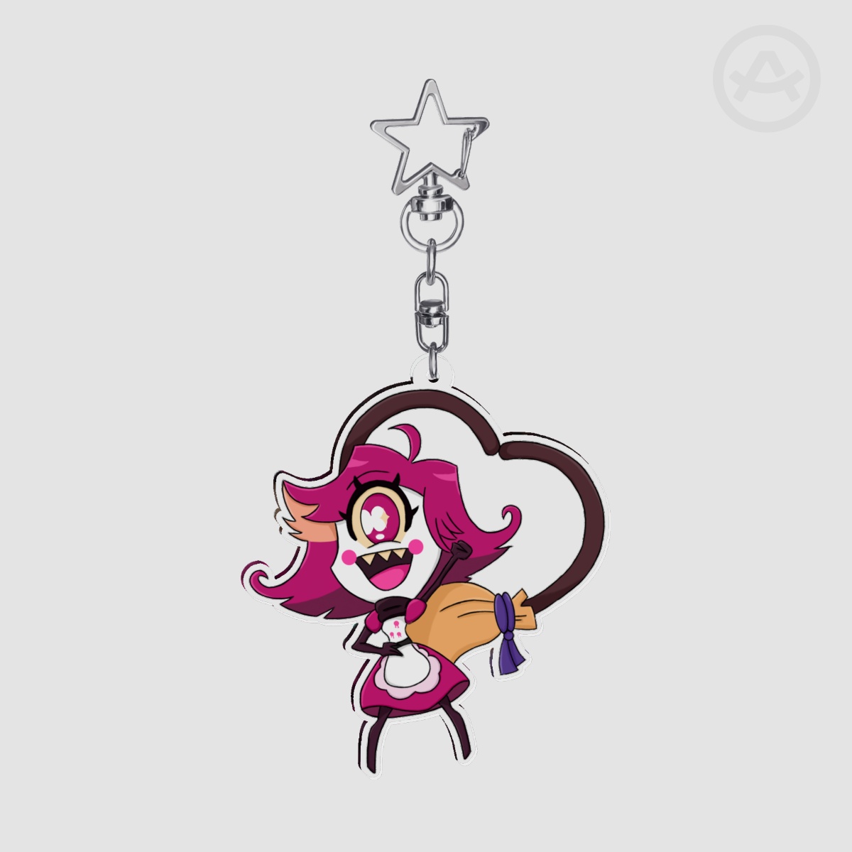 Niffty Clean it up Crew - Clear Acrylic Keychain