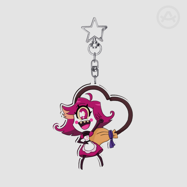 Niffty Clean it up Crew - Clear Acrylic Keychain