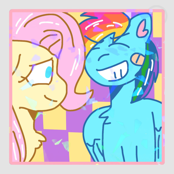 FlutterDash Holo Vinyl Sticker