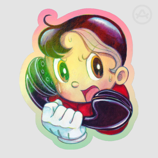 Kenichi Shikishima Osamu Tezuka Star System Holographic Sticker