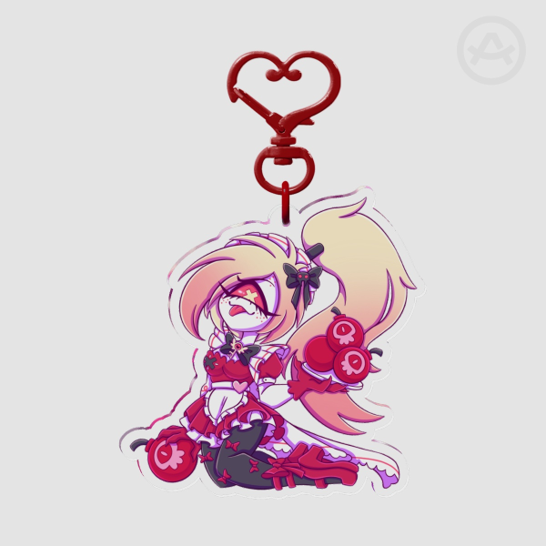 Cherri Bomb Cafe Keychain