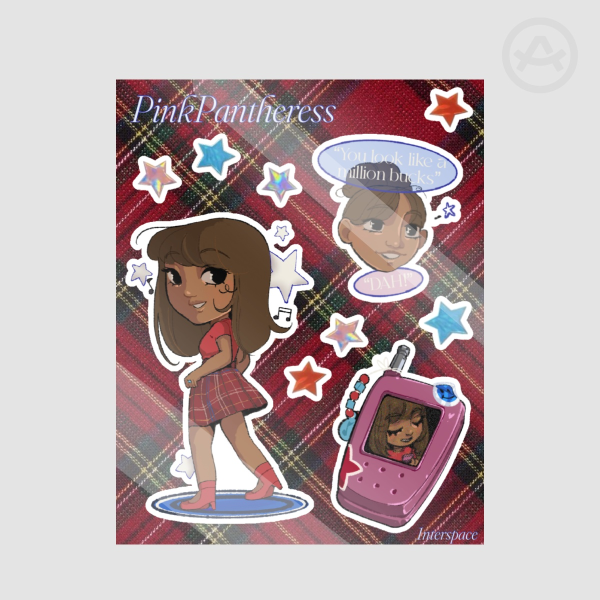 PinkPantheress - Stickers Sheet
