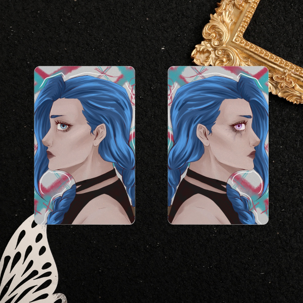 Jinx from Arcane || Pearl Paper Photocard