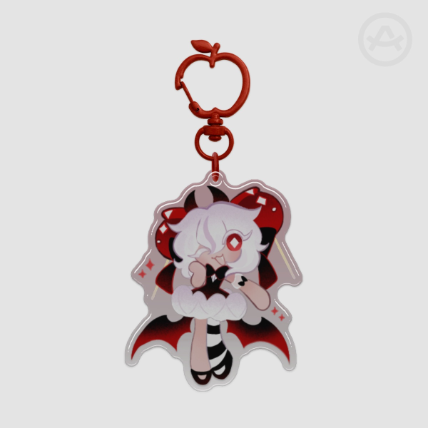 Candy Apple Cookie Epoxy Acrylic Keychain