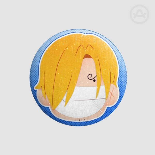 Sanji Round Badge Pin