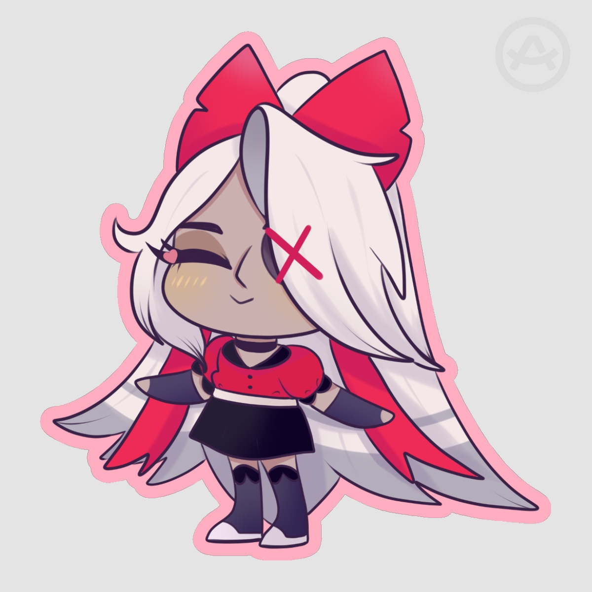 Vaggie chibi sticker