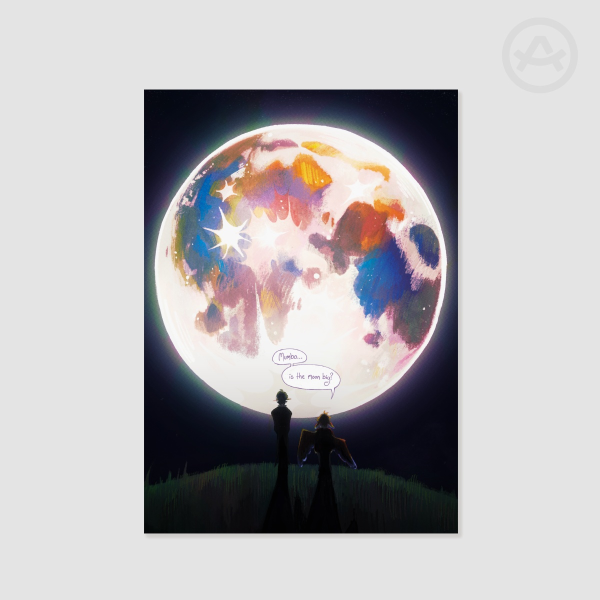 mumbo, is the moon big? ❋ hermitcraft print