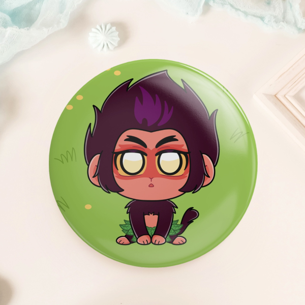 Baby Macaque Badge