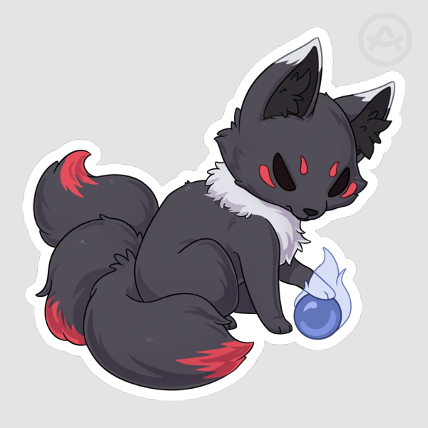 Shadow Fox Sticker